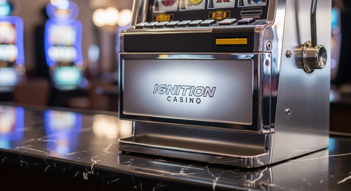 Poker table at Ignition Casino